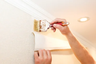Pose de papier peint à Schorbach — revêtements muraux et toiles de verre